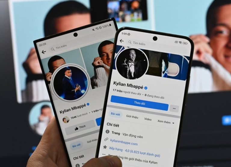 Fanpage có tick xanh giả mạo Mbappe được quản lý bởi người Việt