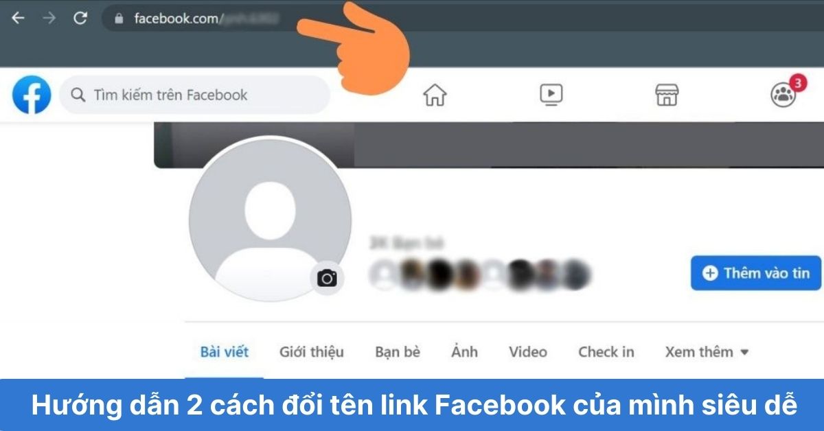 Cách đổi tên Facebook cá nhân và link Facebook cá nhân 2024