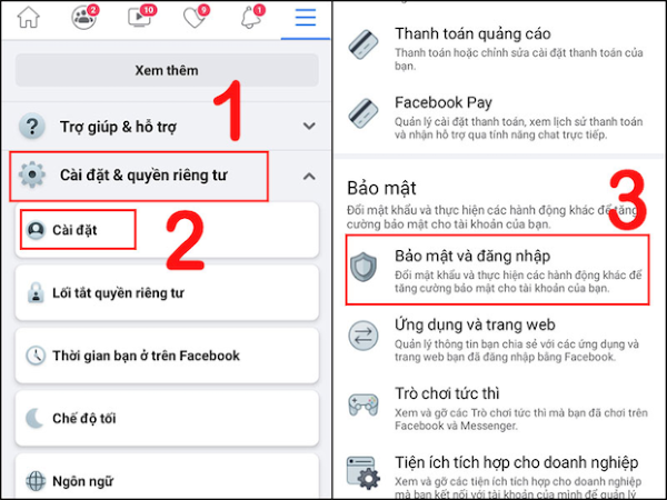 Cách đăng xuất Facebook trên điện thoại