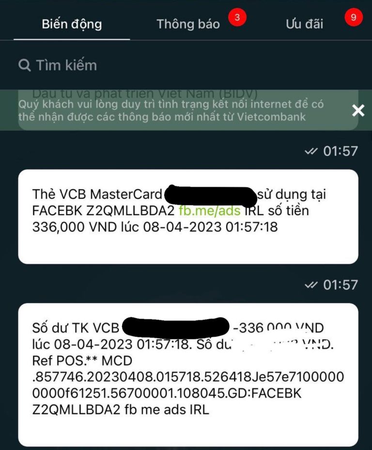 Các ngưỡng thanh toán Facebook 2025
